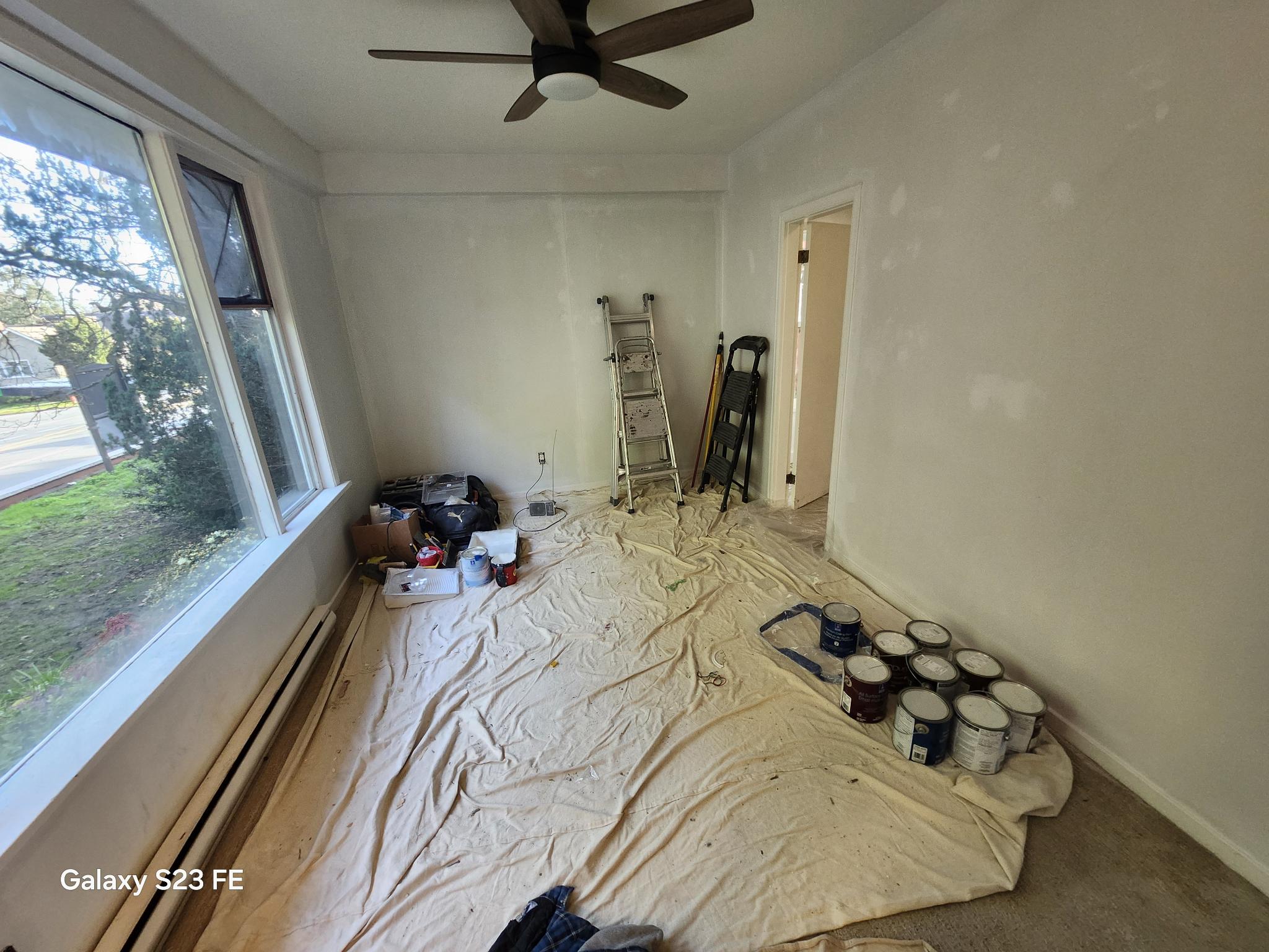 Interior painting setup — MAO Painting Plus